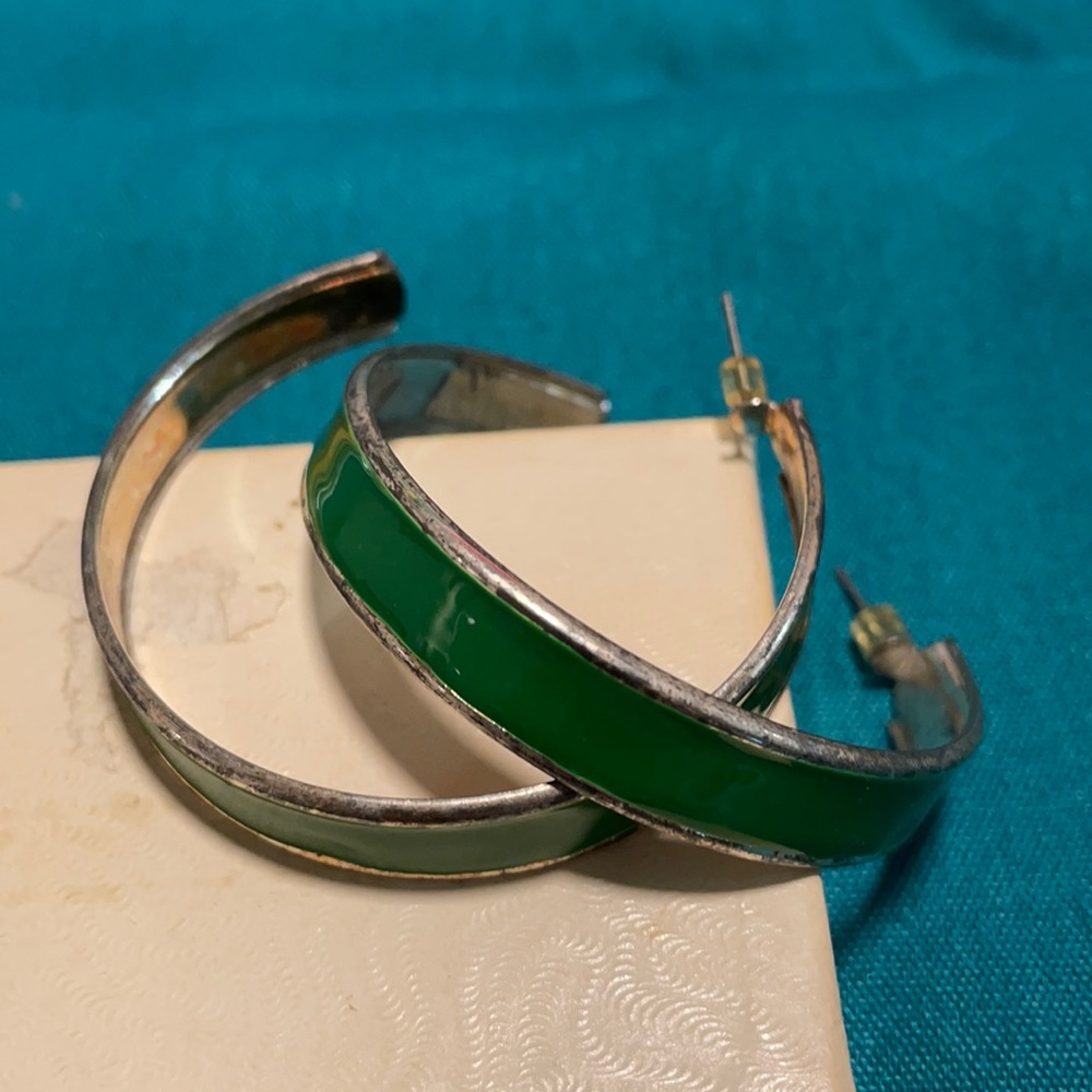 Large green hoops